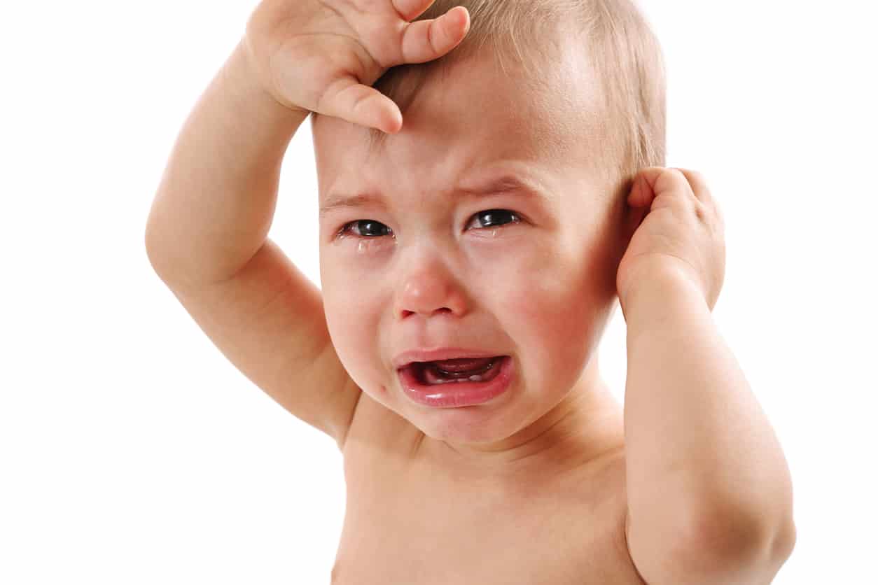 Baby Tugging on Ear - Soothe a Teething Baby