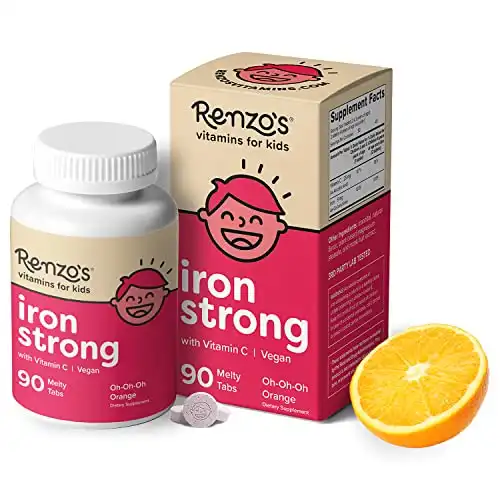 Renzo's Dissolvable Iron Supplements for Kids