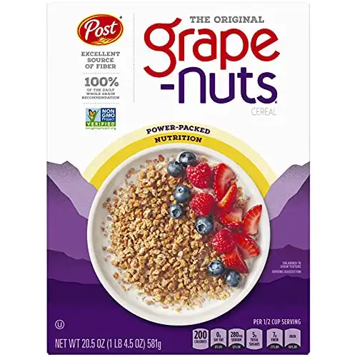 Grape Nuts Breakfast Cereal 20.5 Oz