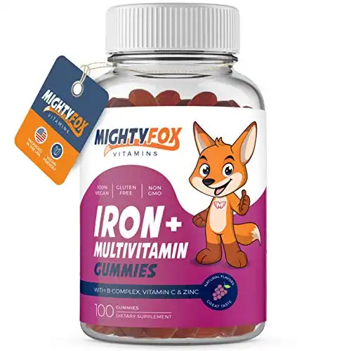 Mighty Fox Iron Gummies for Kids