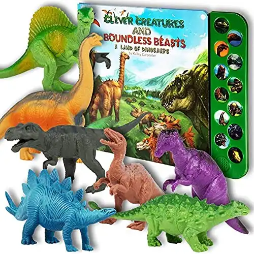 Li'l-Gen Interactive Dinosaur Sound Book with Realistic Dinosaur Roars