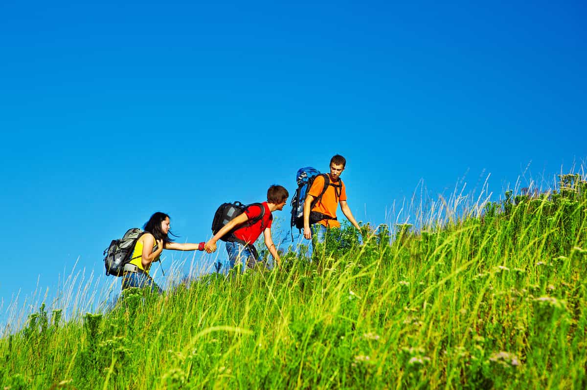 Hiking school holidays for teenagers