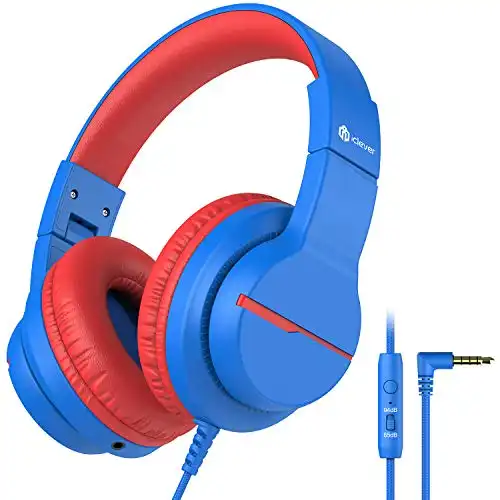 iClever HS19 Kids Headphones with Microphone