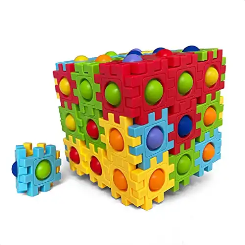 Anlabay Two-in-One Pop Blocks Pop Puzzle
