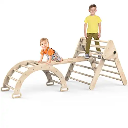 Foldable Climbing Triangle Ladder Toys