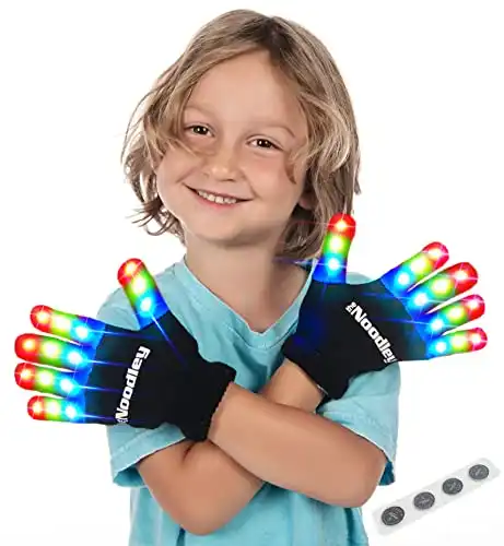 The Noodley LED Toy Light Up Gloves Kids
