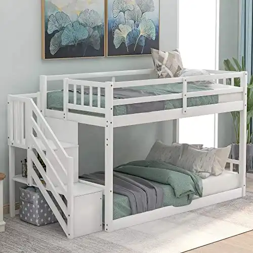 SOFTSEA Twin Over Twin Bunk Bed