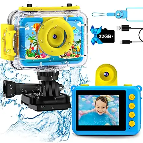 Kids Waterproof Underwater Camera