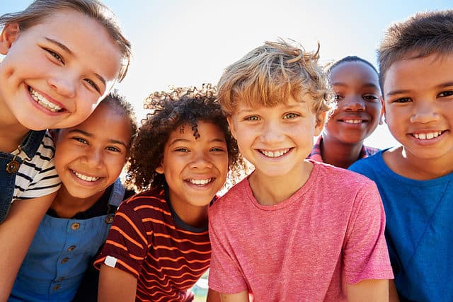 Pre-teen Friends in a park - schools in Florida