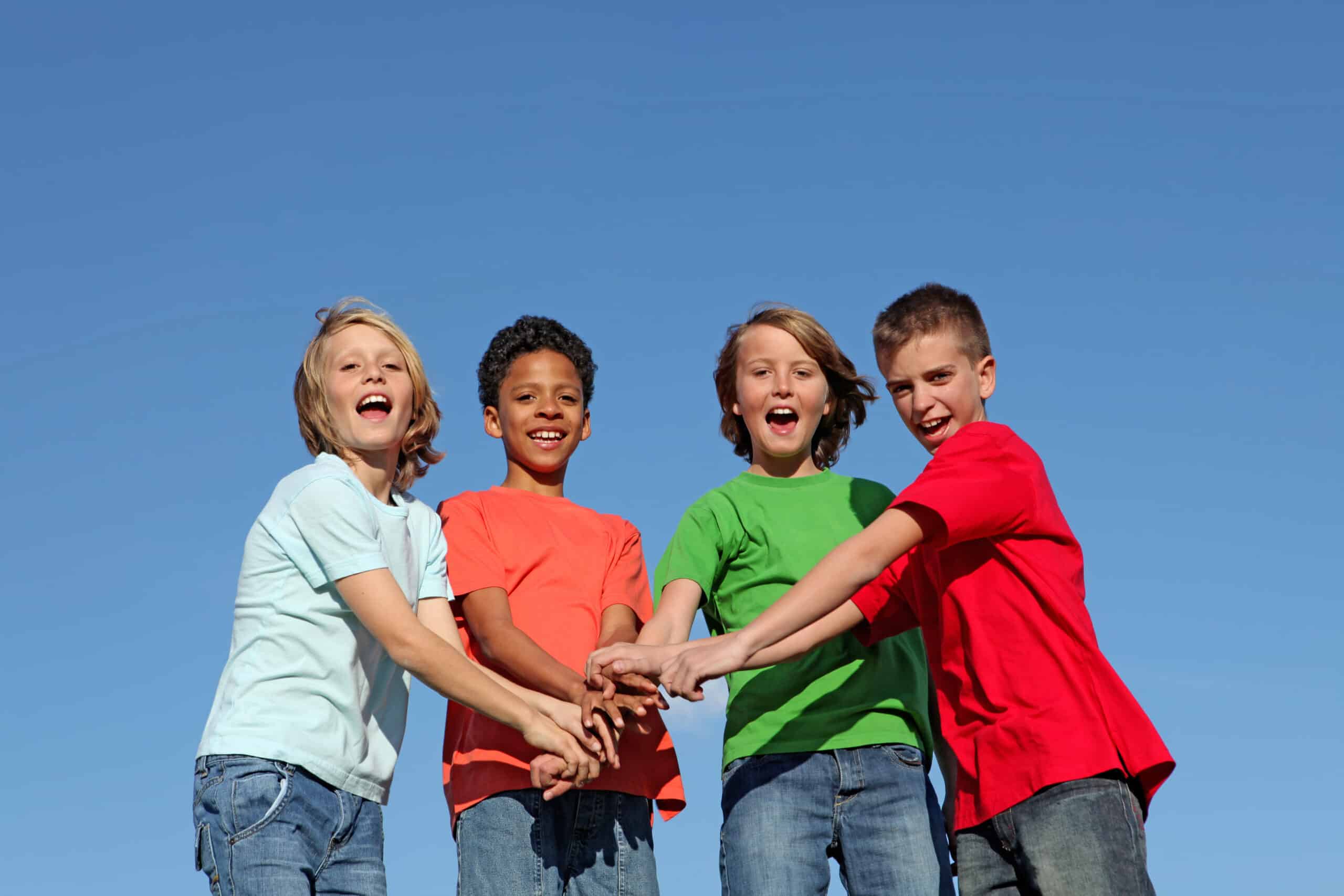 A Group of Boys at Summer Camp