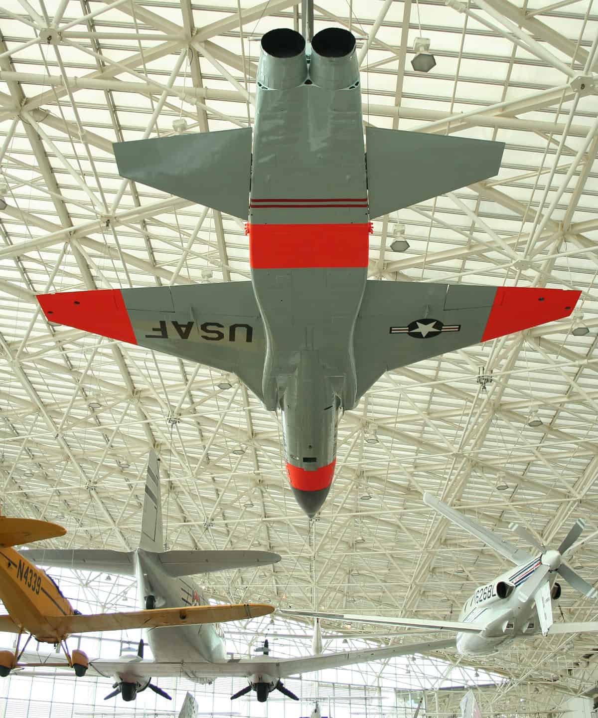 Fighter,Jet,On,Display,In,Boeing,Museum,In,Seattle,Washington