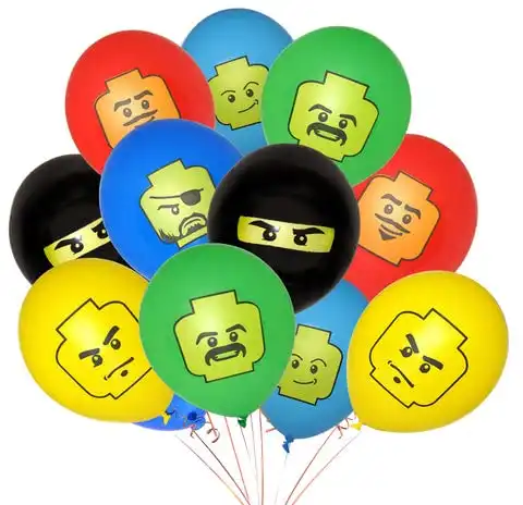24 Pack of Colorful 12-inch Birthday Balloons