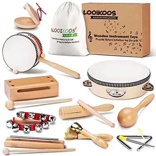 LOOIKOOS Toddler Musical Instruments