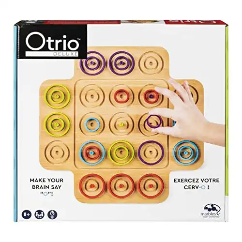 Otrio Wood Strategy-Based Board Game