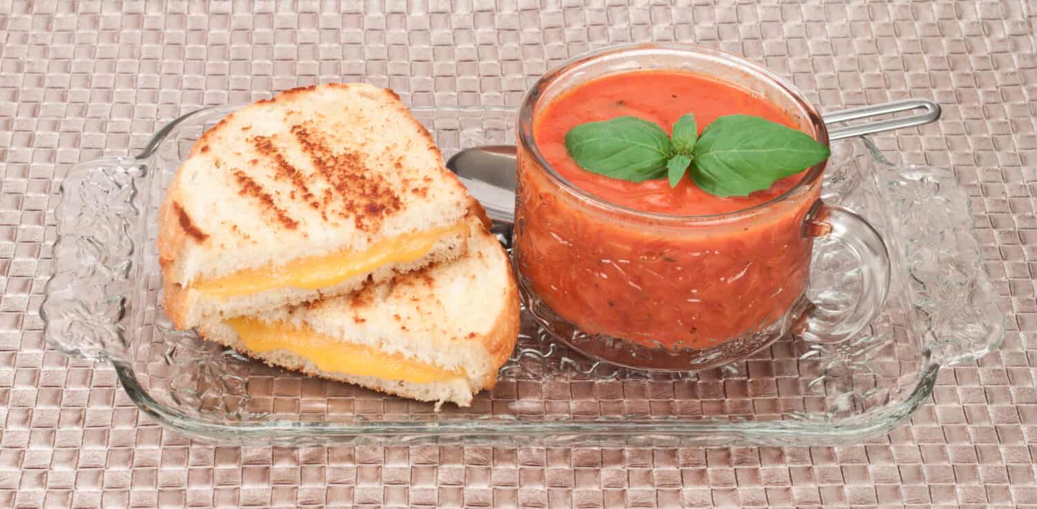 Grilled cheese and a great tomato soup recipe are always a hit.