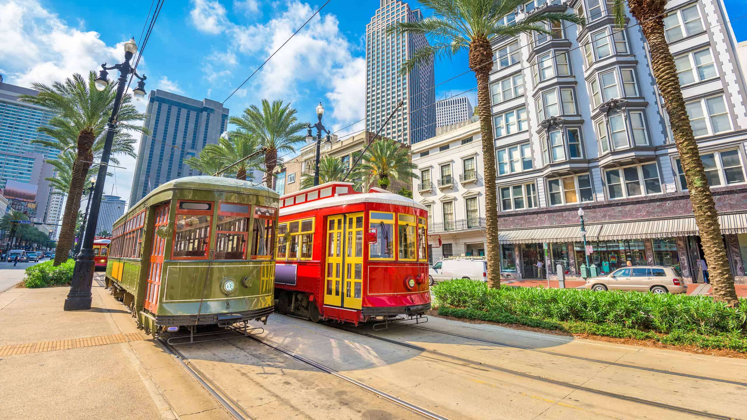 New Orleans city buses