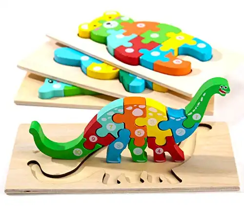 Montessori Mama Wooden Toddler Puzzles