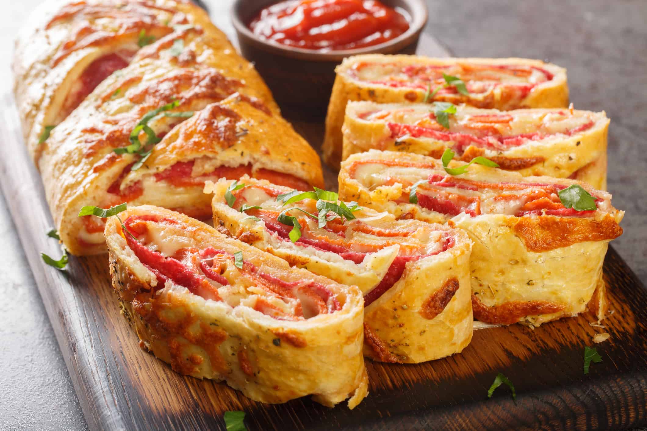 Stromboli with cheese
