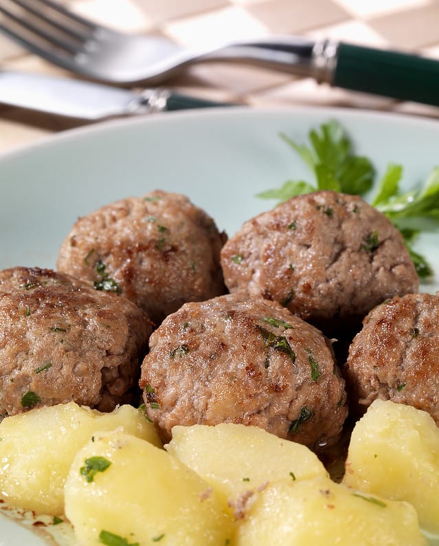 Meat balls and Potatoes