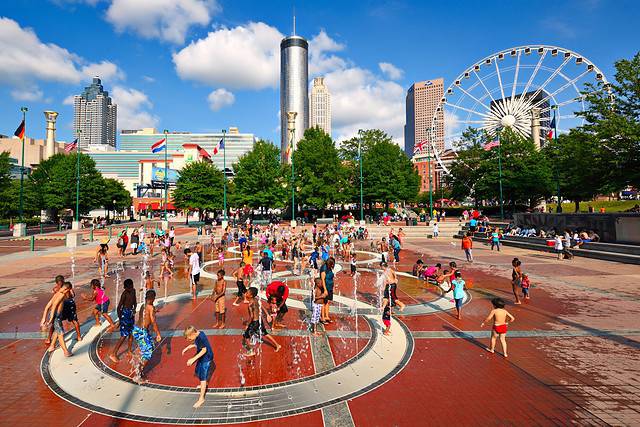 kids playing in Atlanta