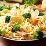 Chicken and Creamy Lemon Broccoli