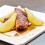 Pork and Pears in Peppercorn Sauce