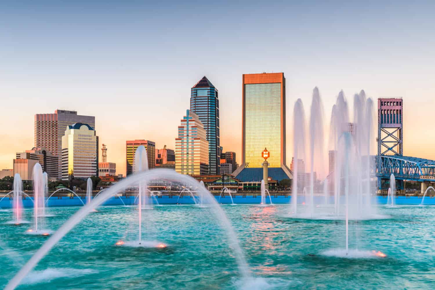 Jacksonville, Florida, USA and skyline.