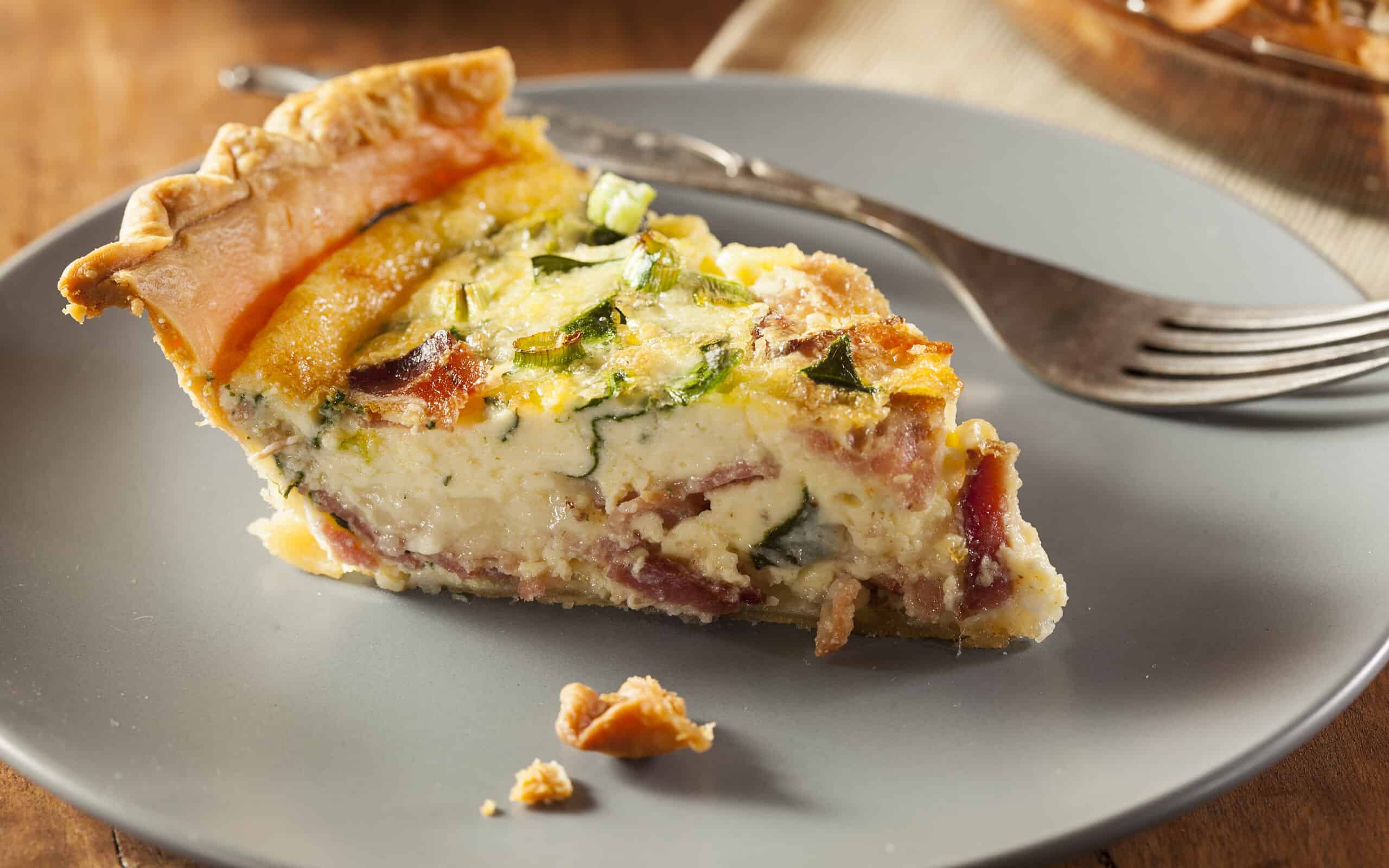 Bacon and Cheese Quiche