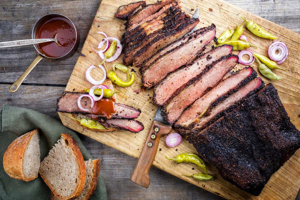 Brisket on plate