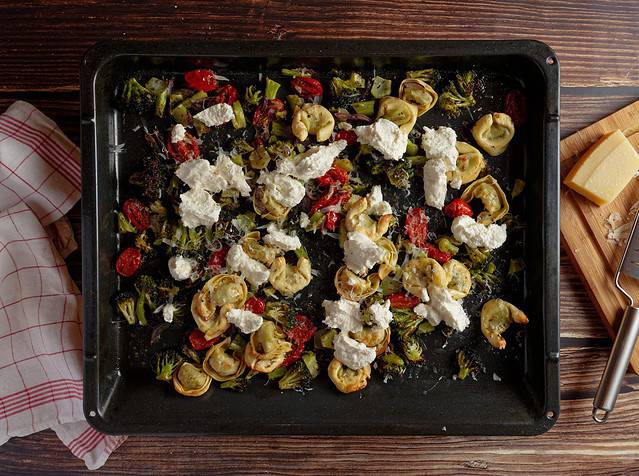 Tortellini Vegetable Bake