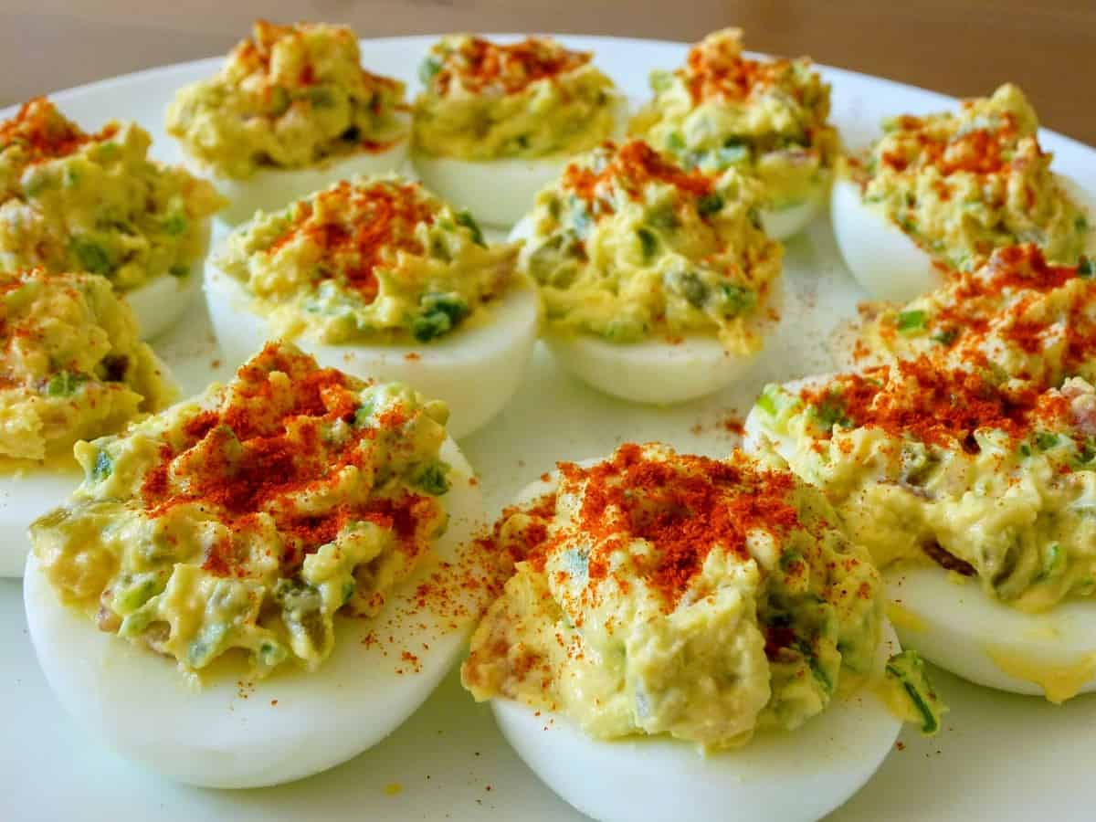 Easter Food (Deviled Eggs )