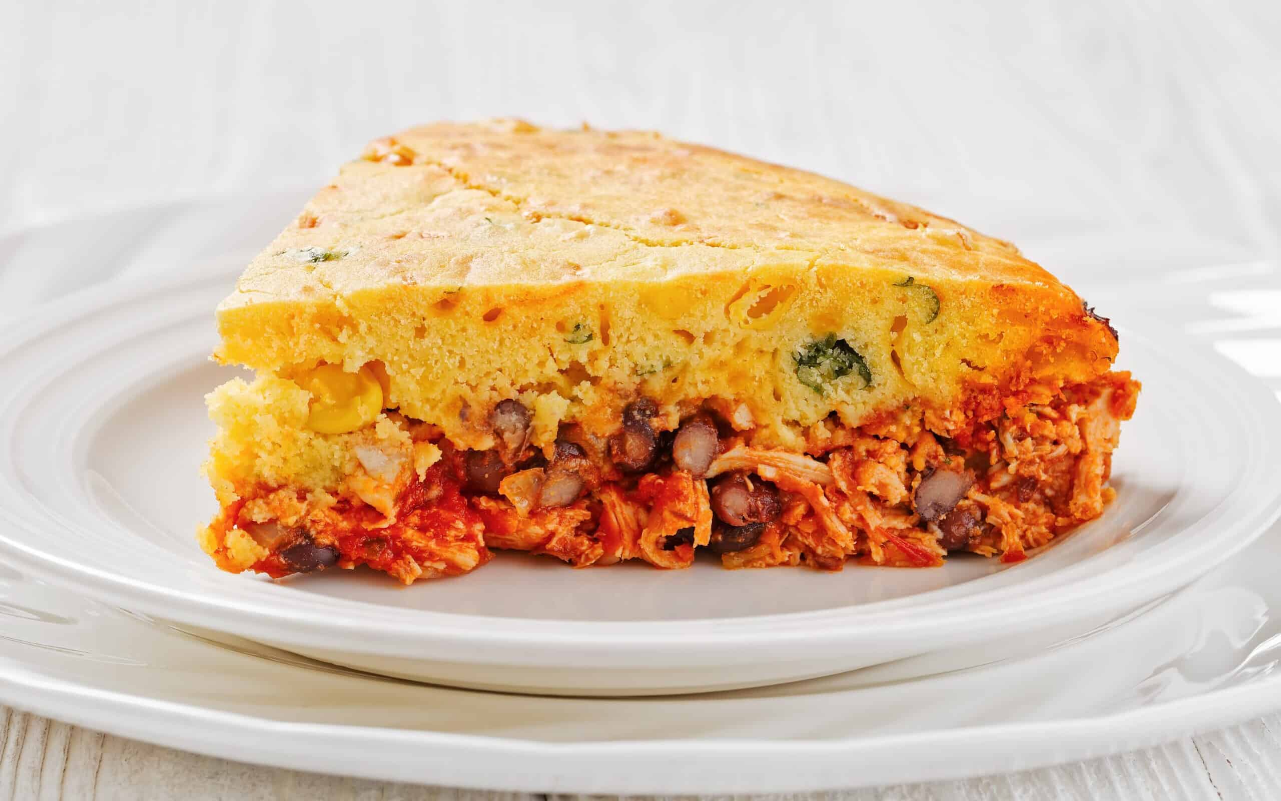 Cornbread Hamburger Pie