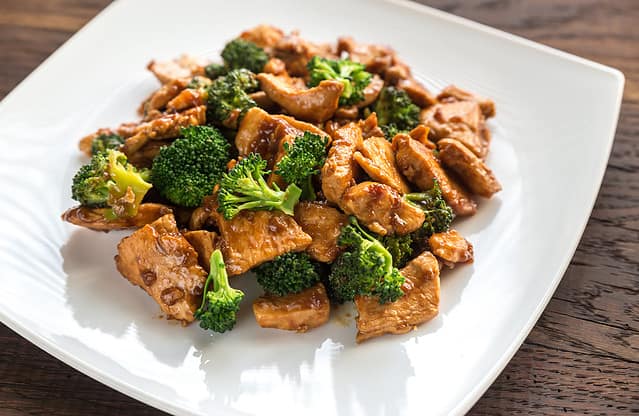 Chicken with broccoli