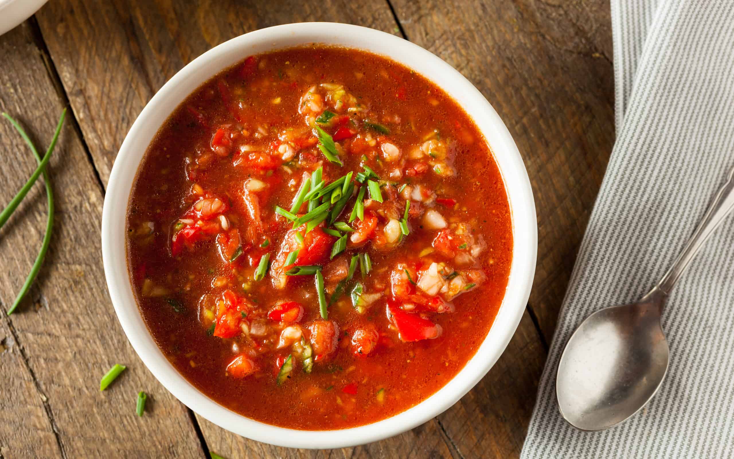 Spicy Homemade Gazpacho Soup