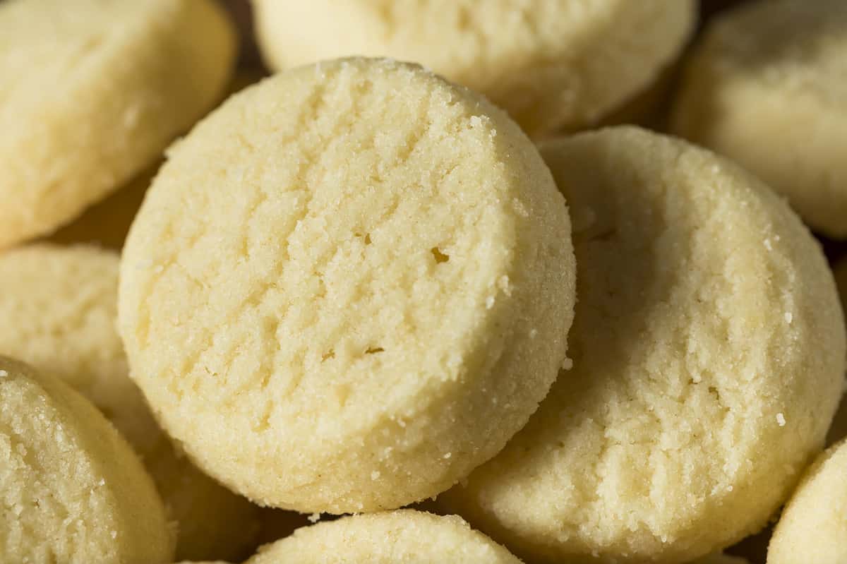 Homemade Sweet Shortbread Cookies 