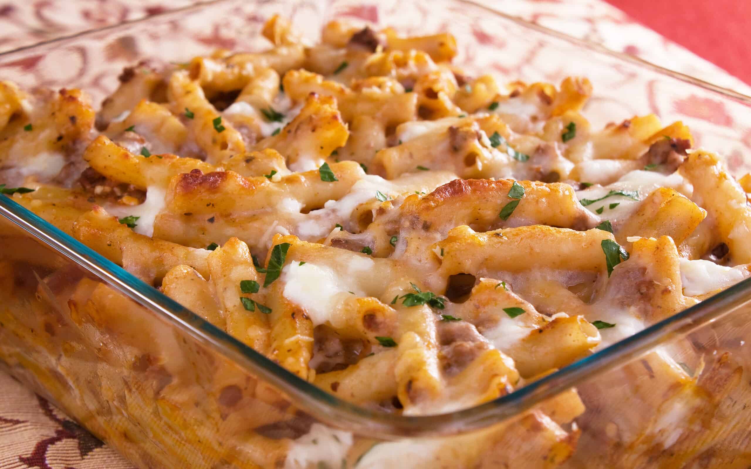 Baked ziti pasta