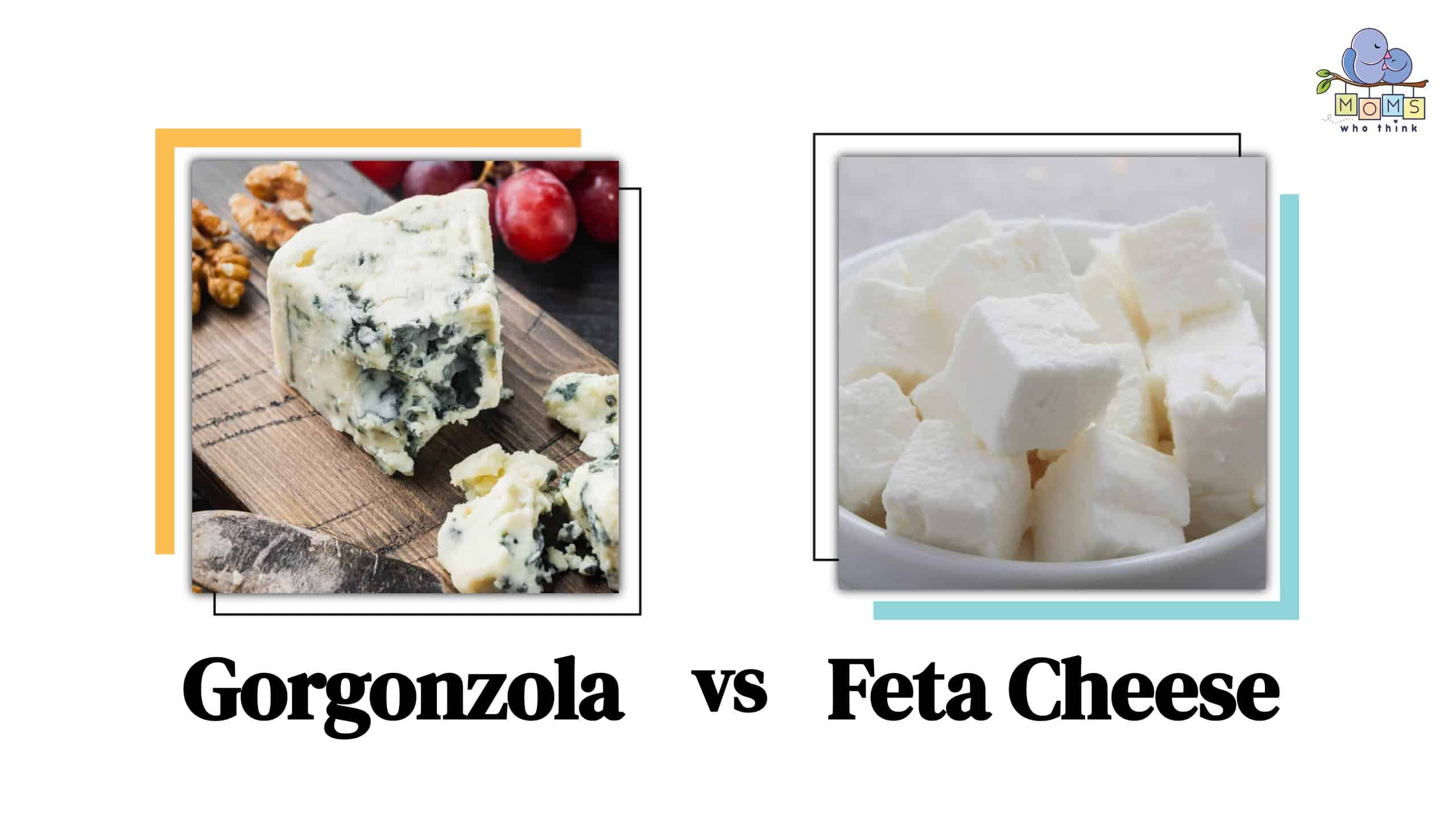 Gorgonzola vs Feta Cheese Differences