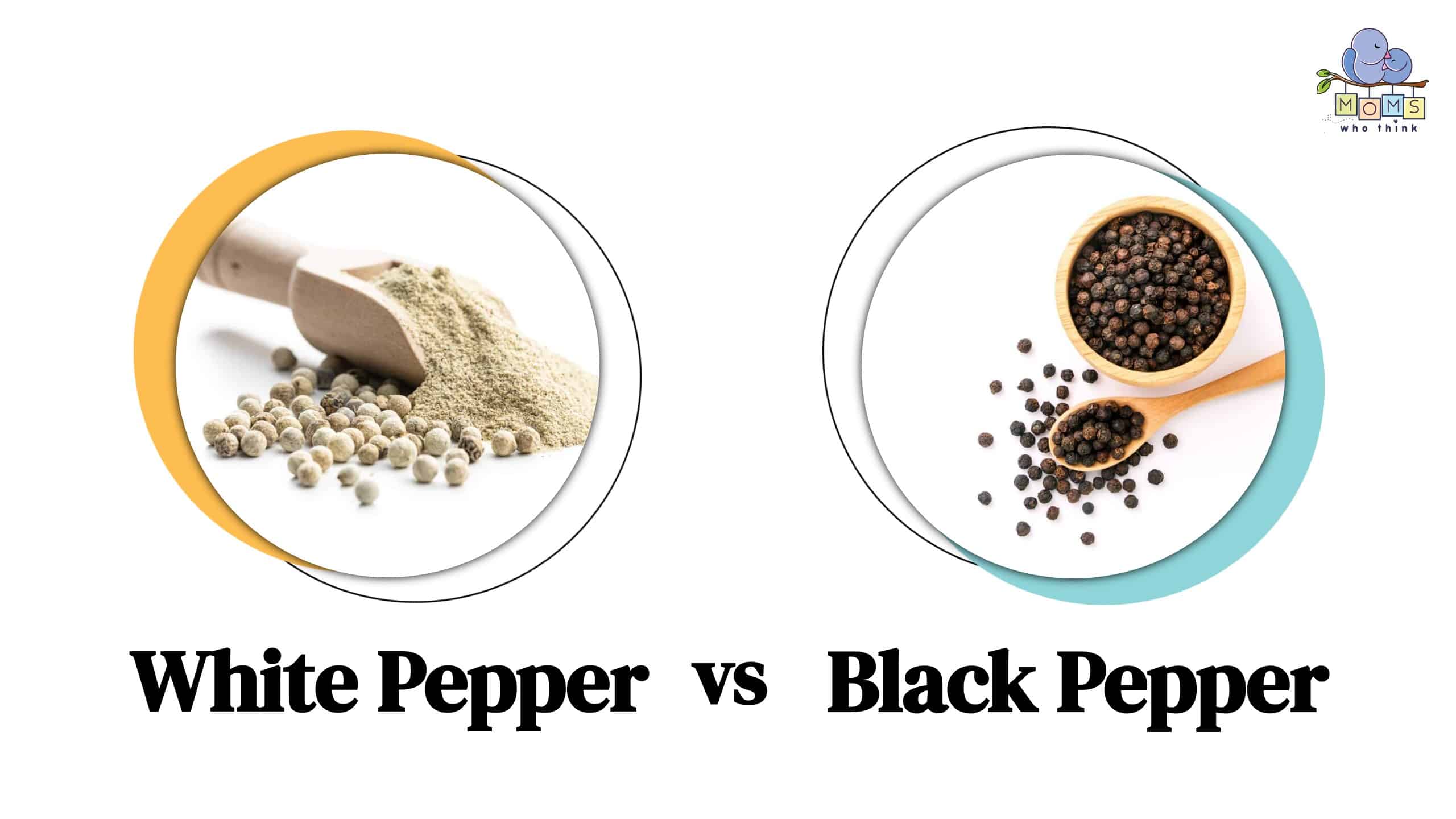 White Pepper vs Black Pepper
