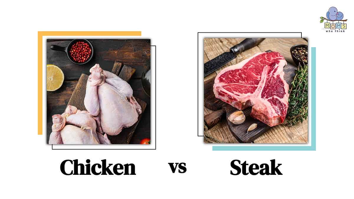 Steak vs. Chicken Side By Side Nutrition Comparison
