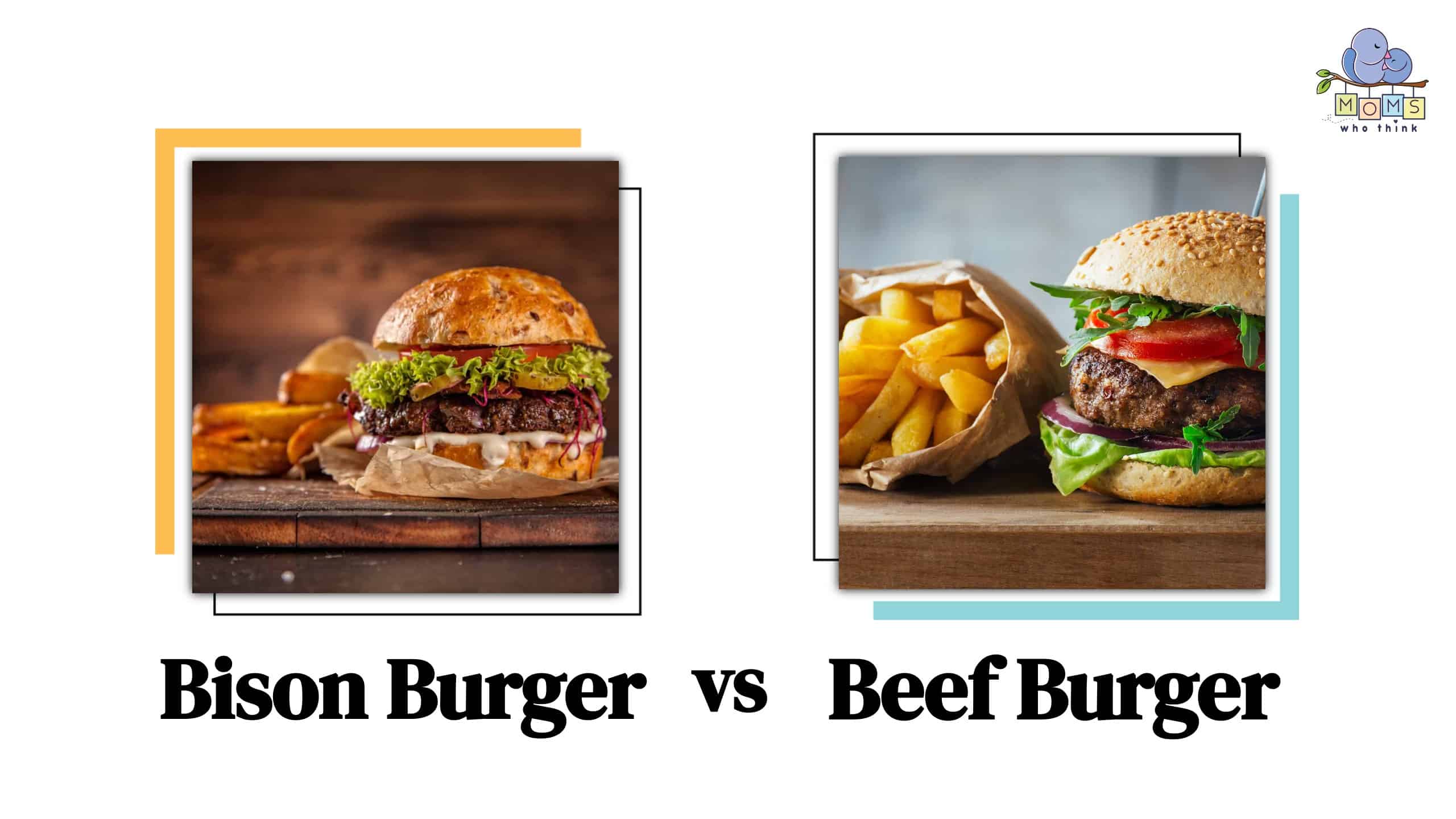 Bison Burger vs Beef Burger