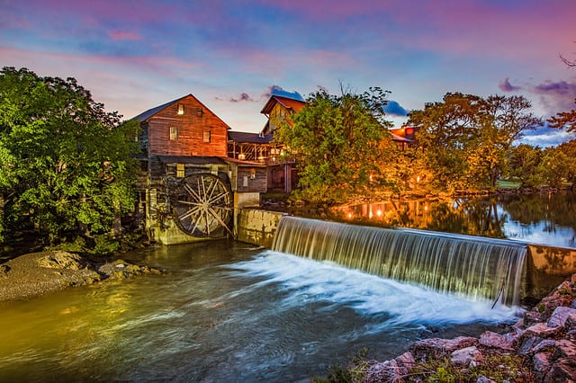 Pigeon Forge Tennessee TN Old Mill.