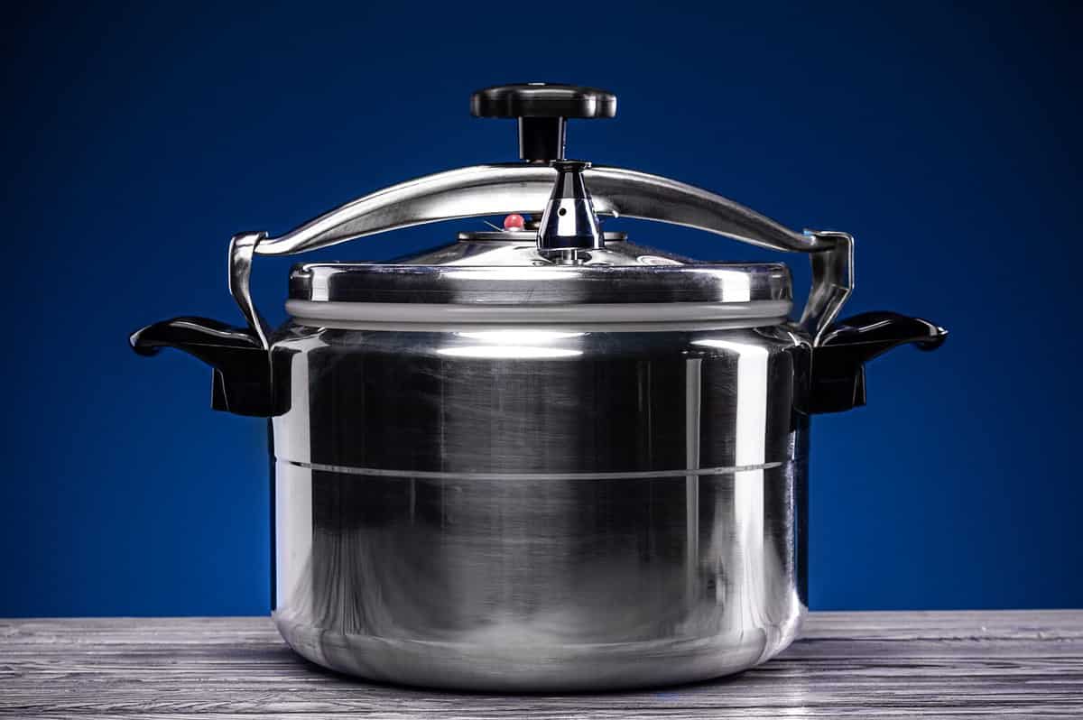 Pressure cooker stainless steel French-made for cooking food in steam