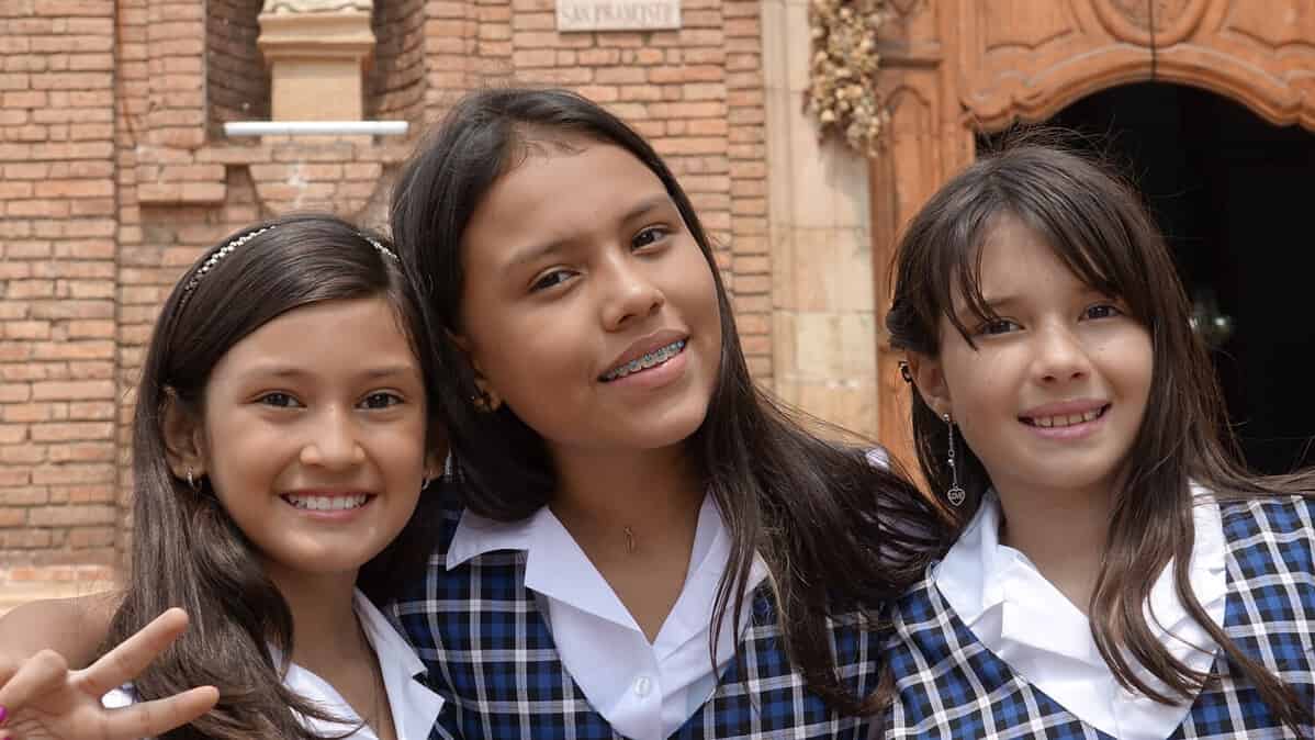 Preteen Catholic School Girls