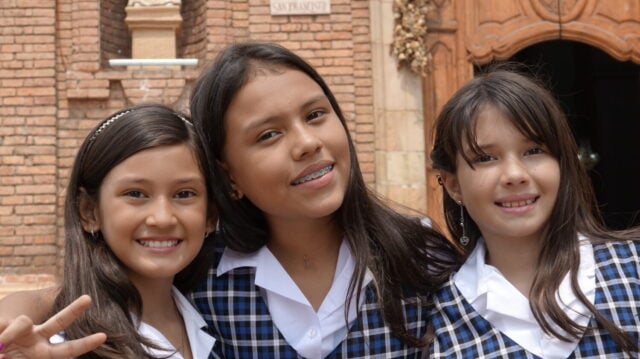 Preteen Catholic School Girls