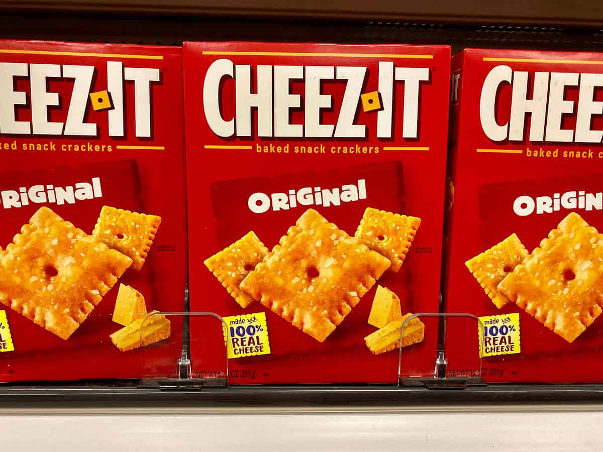 Cheez-Its on a Store Shelf