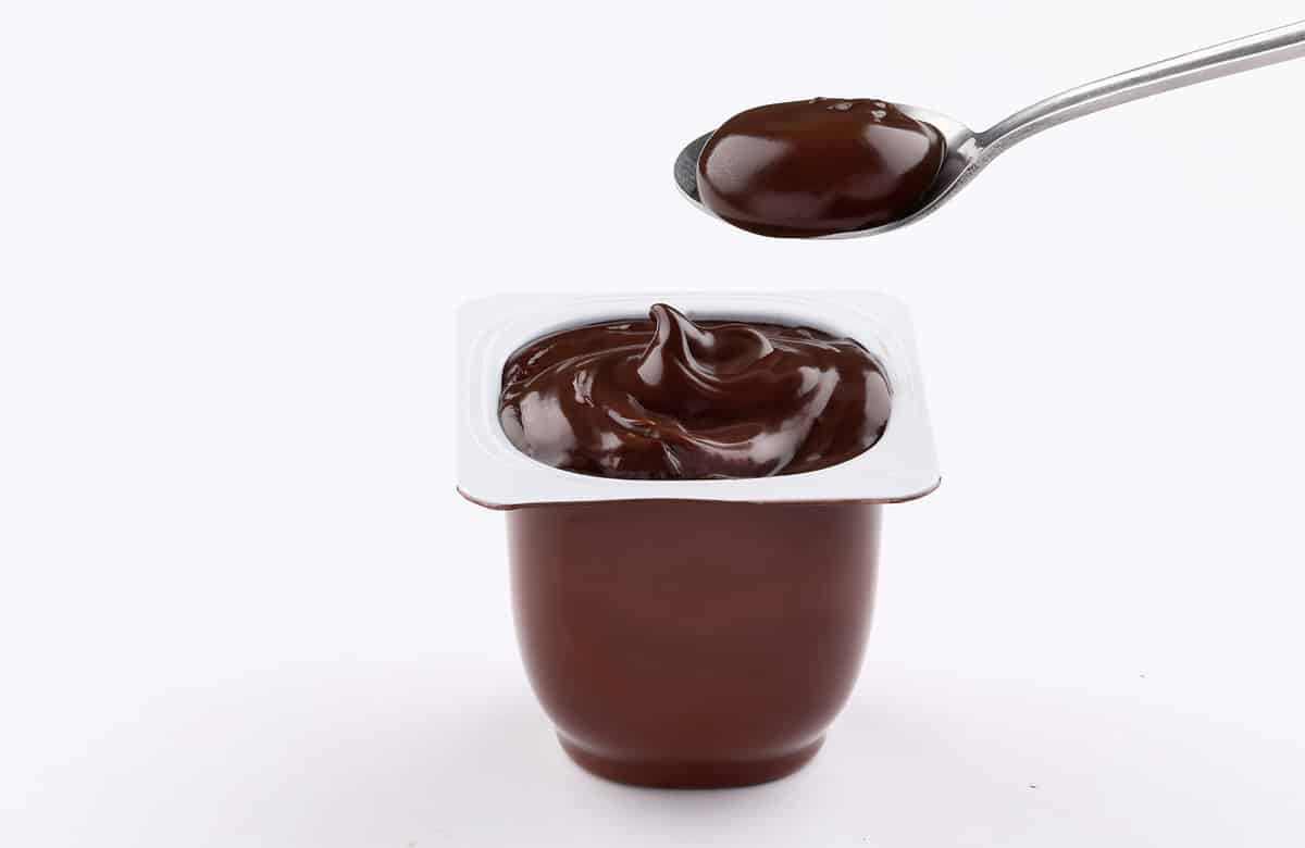 chocolate pudding brown cup