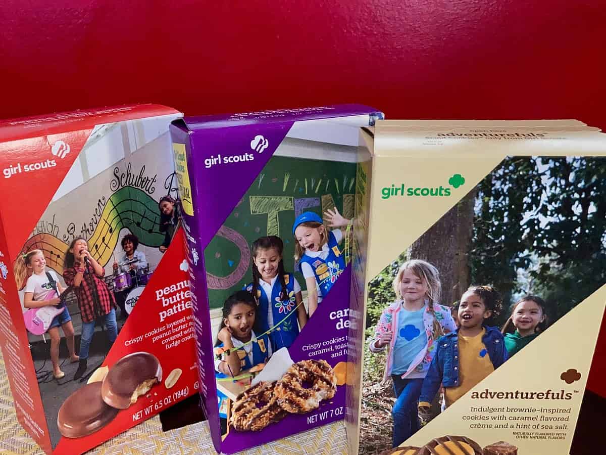 Girl Scout Cookies with Tagalongs