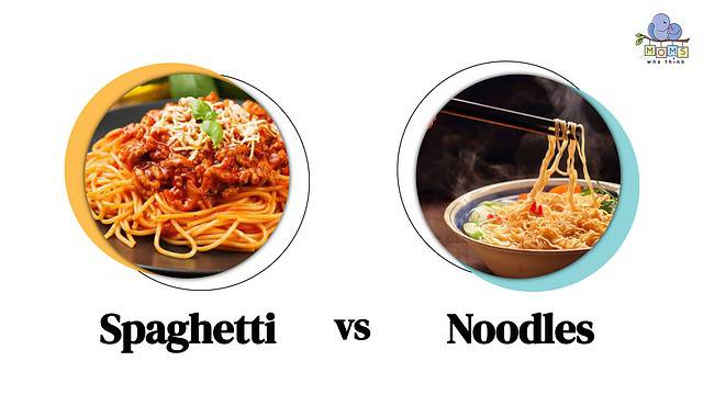 Spaghetti vs Noodles Difference