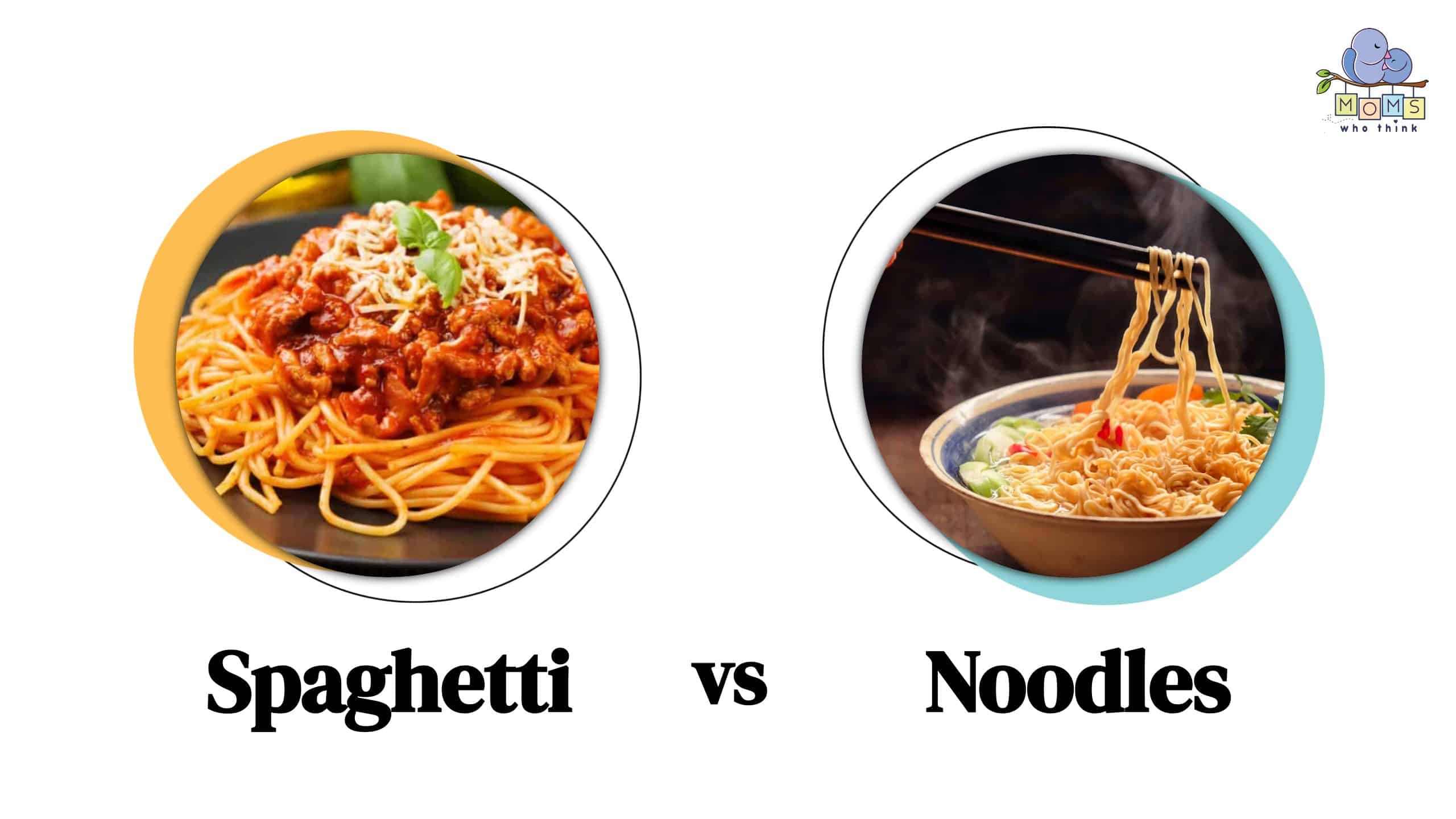 Spaghetti vs Noodles Difference