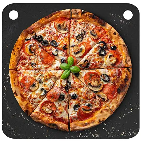 Primica Pizza Steel for Oven and Grill - 13.6” x 13.6” x ¼” Baking Steel Durable and High-Performance